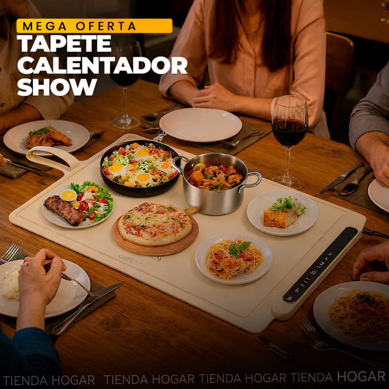 Tapete calentador de comida